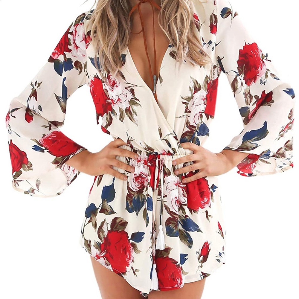 AIMCOO Floral Romper
